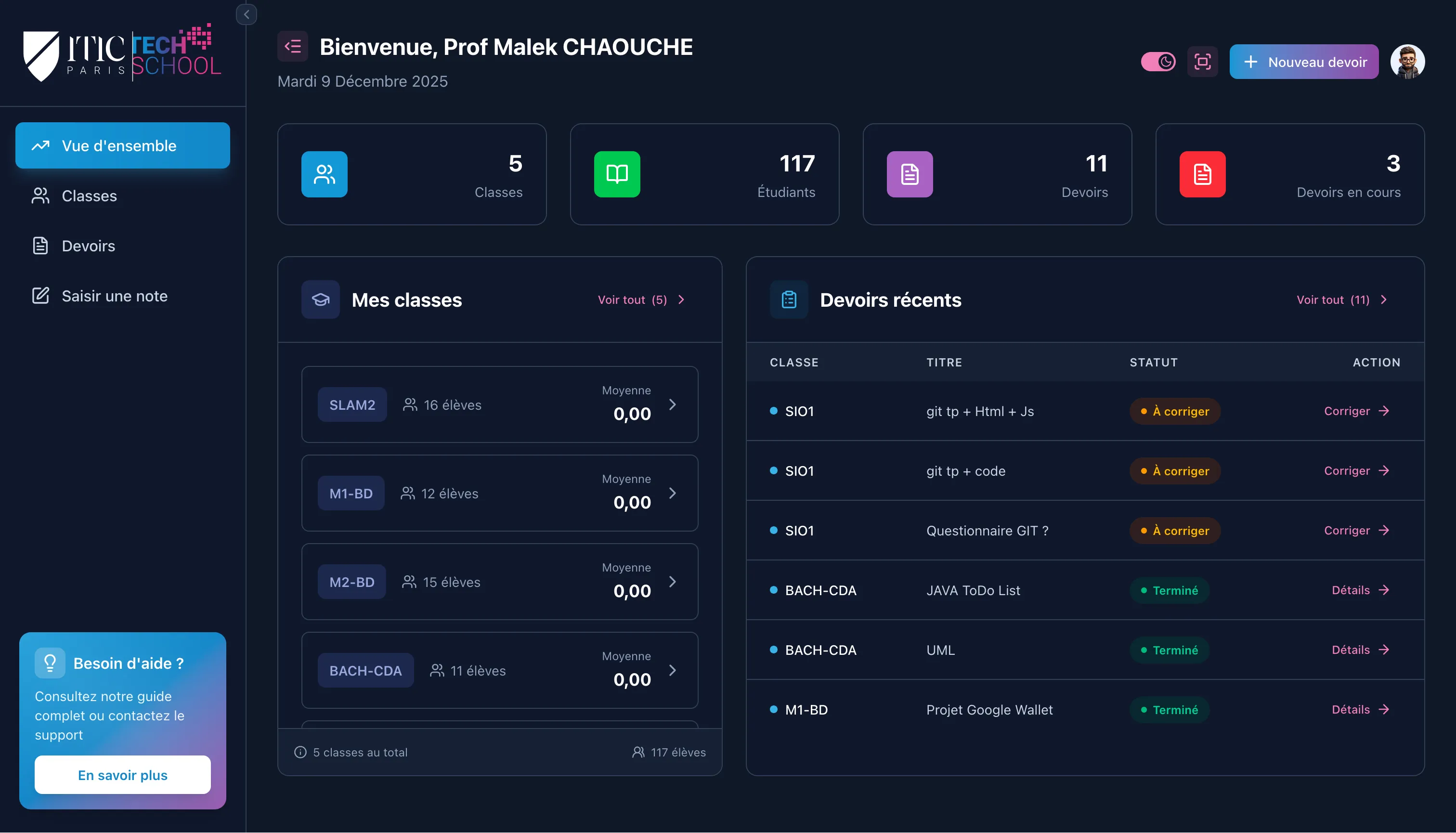 ITIC PARIS Teacher Companion